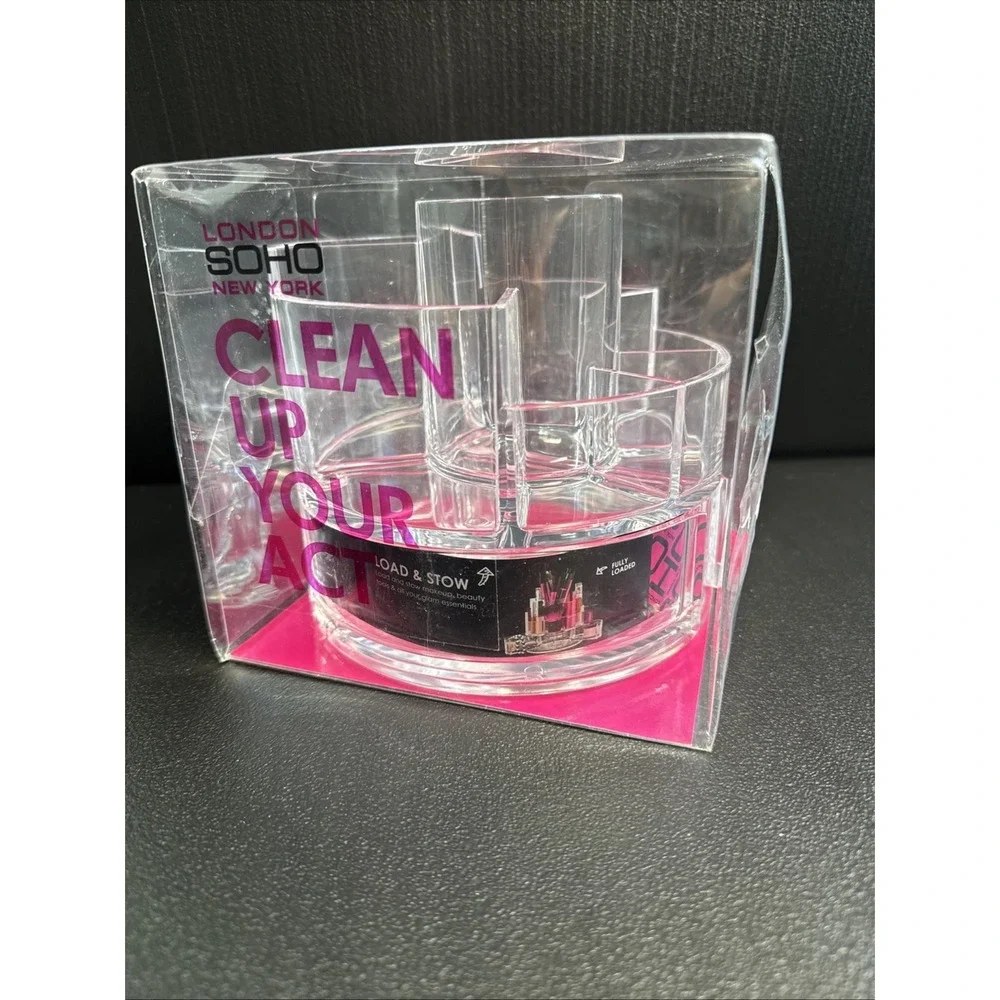 London SOHO New York Load & Stow Acrylic Cosmetic Holder